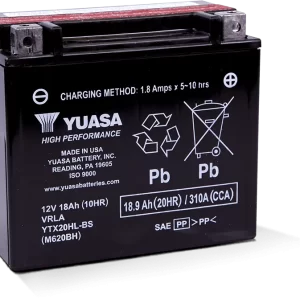 YUASA YTX20HL-BS High Performance Maintenance-Free Battery